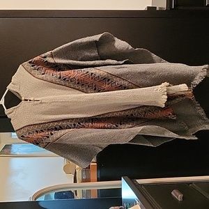 Wool poncho